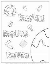 Recycle Reuse Planerium sketch template