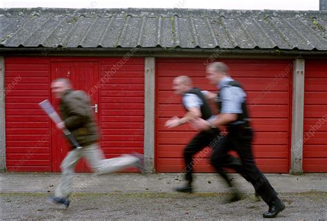 police chase stock image  science photo library