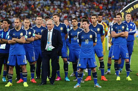 alejandro sabella head coach alejandro sabella of argentina looks on with his team after being