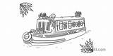 Canal Boat Colouring Twinkl Sheet Illustration Display Create Lettering Tolsby Bunting Themed Labels Banner Frame Own Poster Card Story Board sketch template