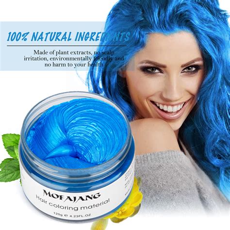 oem professional disposable washable colorful temporary hair dye pomade