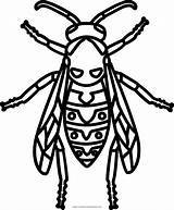 Wasp Vespa sketch template