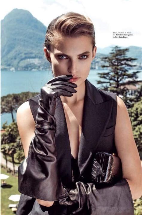 By Jakov For Elle Slovenia Leather Gloves Long Leather