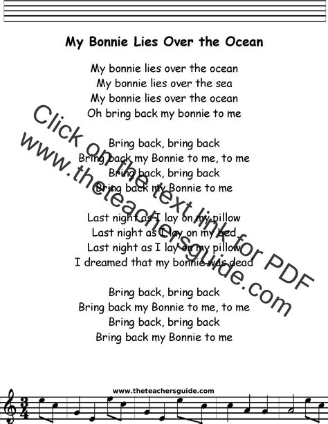 bonnie lies   ocean lyrics printout midi  video