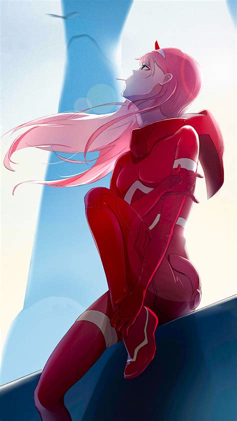 1080x1920 Zero Two Darling In The Franxx Anime Iphone 7 6s