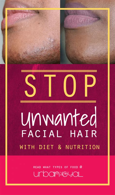how to stop female facial hair growth using diet and nutrition