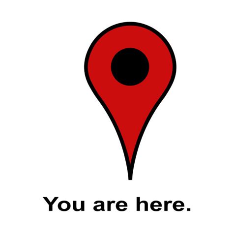 You Are Here Pin T Shirt Teepublic