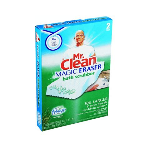 clean pag magic eraser bathroom scrubber   box white