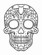 Coloring Pages Skull Skulls Flaming Getdrawings sketch template
