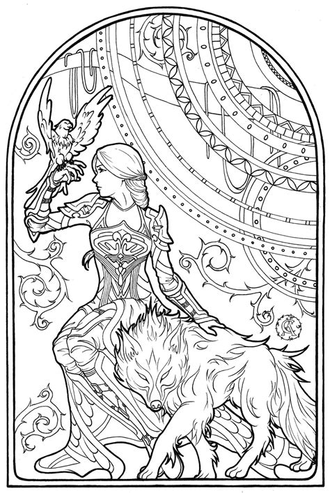 printable adult fantasy coloring pages everfreecoloringcom
