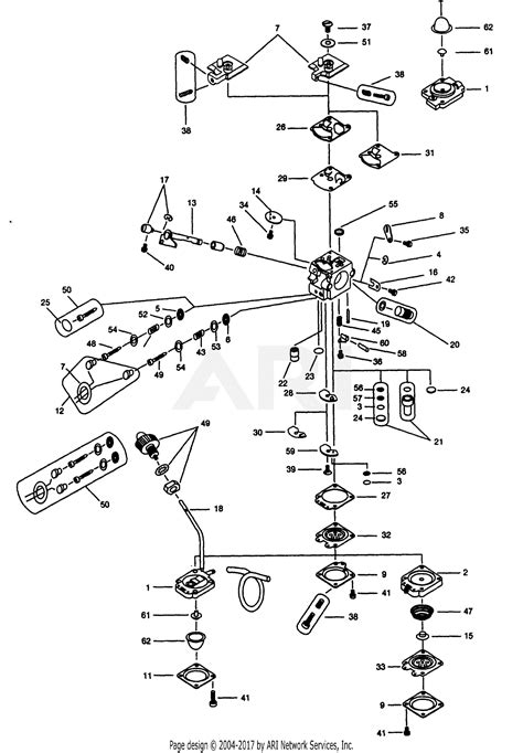 walbro carburetor wa   parts diagram  wa   parts list