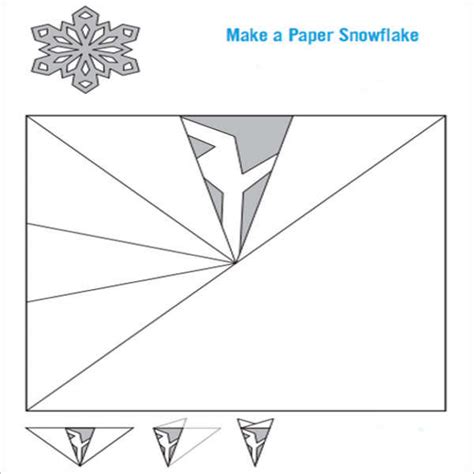 printable paper snowflake patterns  printable