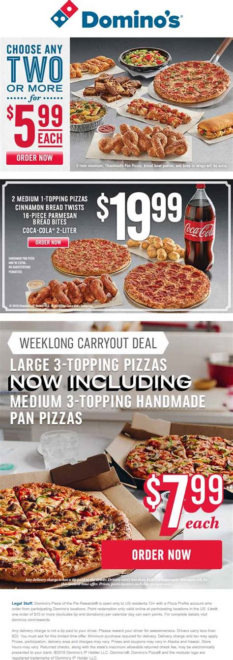 dominos july  coupons  promo codes