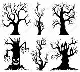 Tree Spooky Halloween Clipartmag Drawing Scary Silhouette Clipart sketch template