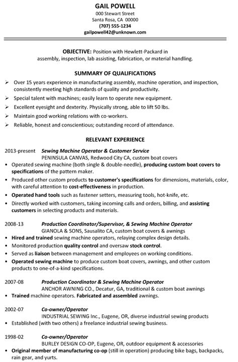 production resume samples archives damn good resume guide