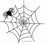 Spider Web Clipart Halloween Clip Spiders Webs Drawing Cartoon Printable Simple Pattern Stencil Cliparts Gif Pumpkin October Carving Templates Coloring sketch template