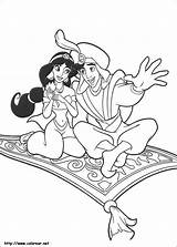 Aladdin Colorear Jasmine Aladin Aladino Alladin sketch template