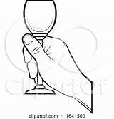Holding Glass Hand Lal Perera 2021 sketch template