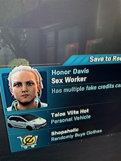 Just Found A Sex Worker Who’s Name Is Honor I Have No Comment