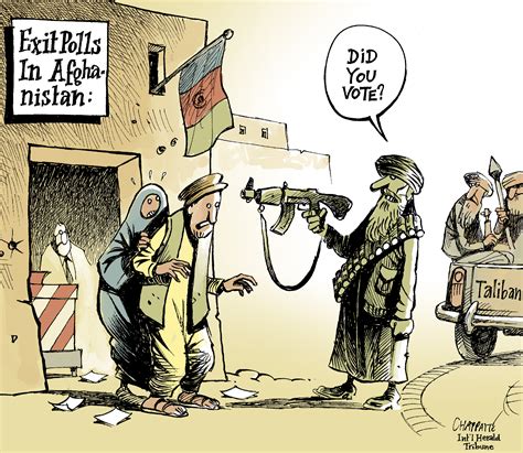Afghan Election Globecartoon Political Cartoons Patrick Chappatte