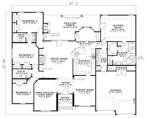 elegant  sq ft modern house plans  home plans design