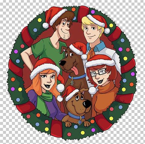 santa claus christmas ornament scooby doo christmas day png clipart