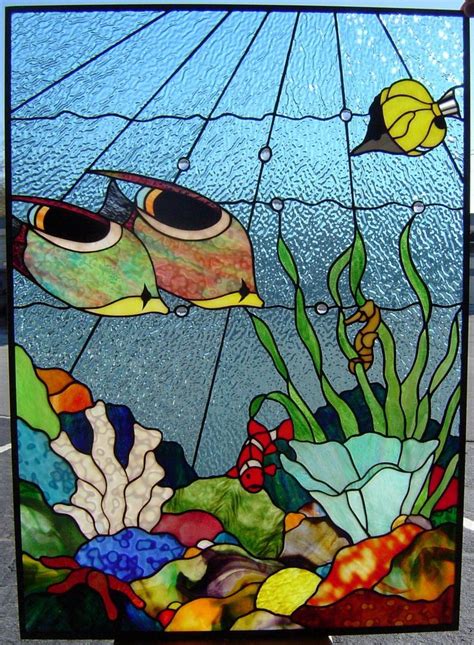 stained glass turtles images  pinterest fused glass sea