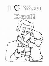 Coloring Dad Pages Daddy Daughter Color Kiss Super Cheek Print Girl Colouring Printable American Little Her Mum Kids Getdrawings Getcolorings sketch template