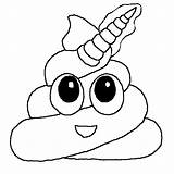 Emoji Poo Poop Coloring Pages Template sketch template