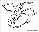 Flygon Pokemon Coloring Pages Online Color Printable sketch template