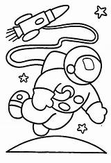 Coloring Pages Space Kids Astronaut Crafts Para Printable Preschool Espacio Choose Board Actividades Sheets sketch template