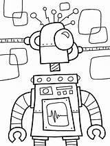 Kids Print Robot Coloring Ahead Yourself Enjoy Them Go sketch template