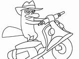 Disney Coloring Pages Perry Go sketch template