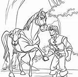 Coloring Pages Maximus Tangled Getcolorings Princess sketch template