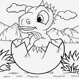 Color Dinosaur Volcano Mountain Coloring Kindergarten Egg Baby Cute Dinosaurs Pages Drawing Cretaceous Volcanic Emerging Period Range Kids Simple Printable sketch template