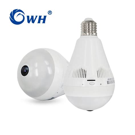buy cwh mp wifi light bulb cctv security camera bulb lamp  camera fisheye