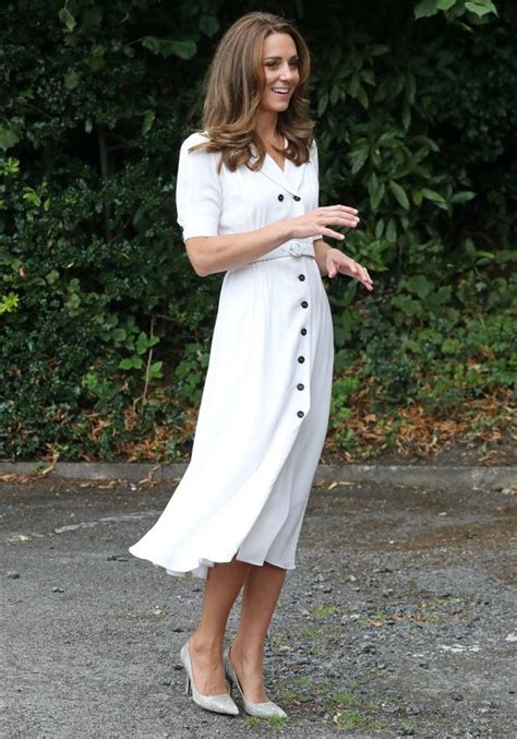 Kate Middleton News Duchess In White Dress From Suzannah