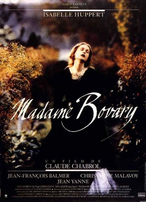 madame bovary starring isabelle huppert directed by claude chabrol 1991 claude chabrol
