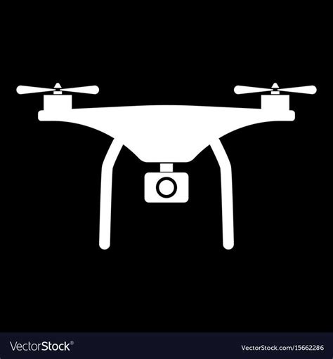drone  white color icon royalty vector image em  drone png