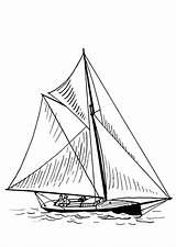 Boat Coloring Edupics Large sketch template