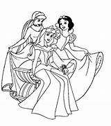 Pages Coloring Princesses Disney Getcolorings sketch template