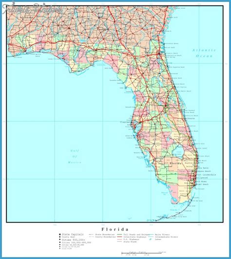 florida map travelsfinderscom