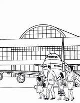 Airplane Coloringsky sketch template