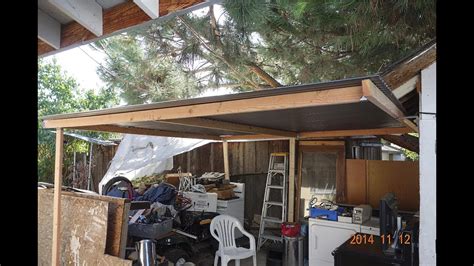 put  simple shed perfect patio roof cover