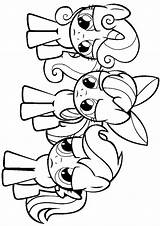 Kolorowanki Little Kolorowanka Wydruku Apple Kucyki Dla Kucyk Liga Scootaloo Dziewczynek Dziewczynki Sweetie Belle Ponyville Malowanka sketch template