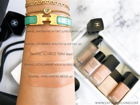 chanel les beiges water fresh tint review  swatches cat