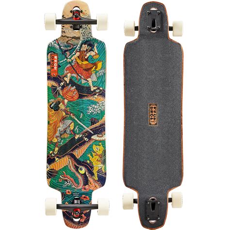 oxelo   complete longboard skateboard ragoer