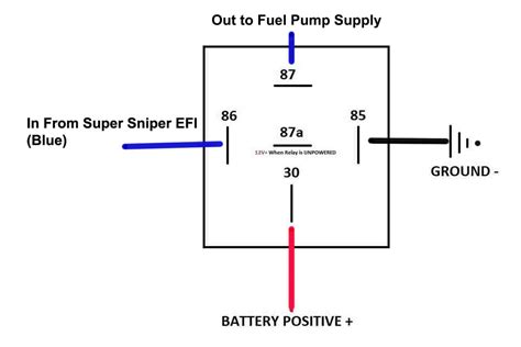 diagram wiring diagram   electric fuel pump  relay mydiagramonline