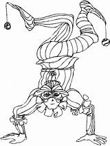 Arlequin Pierrot Colombine Colorier Dessins Polichinelle Joyeux Autres Carnavale Gras sketch template
