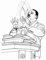 Martin Coloring Luther Pages Reformation King Jr Getcolorings Mlk Printable sketch template